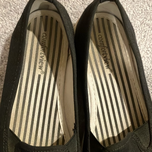 Comfortview Black Slide On Shoes - Picture 3 of 7